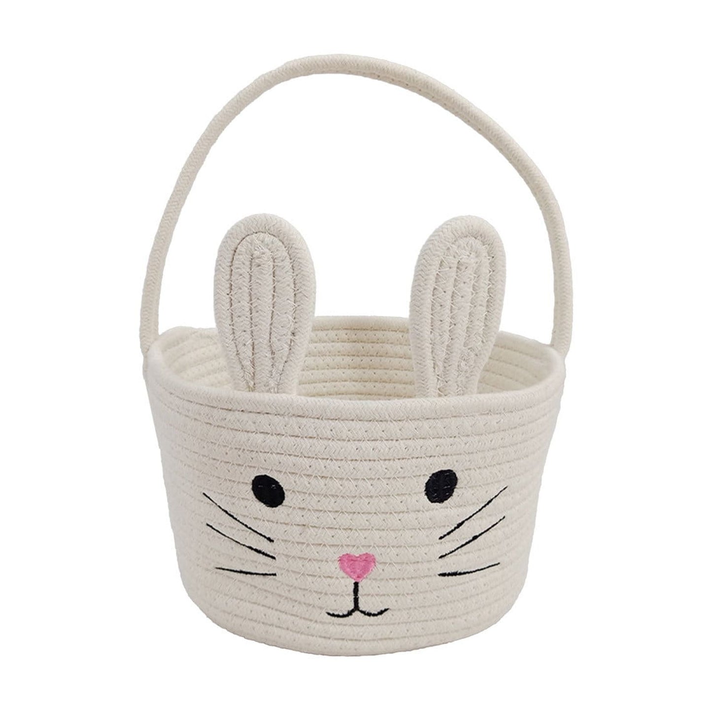 Darzheoy Easter Basket for Boys Girls Easter Bunny Basket with Rabbit Ears, Easter Egg Hunting Basket Easter V1189-WXFWAL-20260326-01966