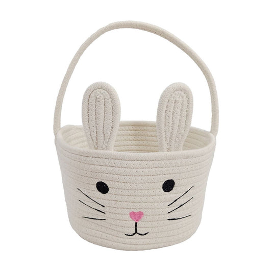Darzheoy Easter Basket for Boys Girls Easter Bunny Basket with Rabbit Ears, Easter Egg Hunting Basket Easter V1189-WXFWAL-20260326-01966