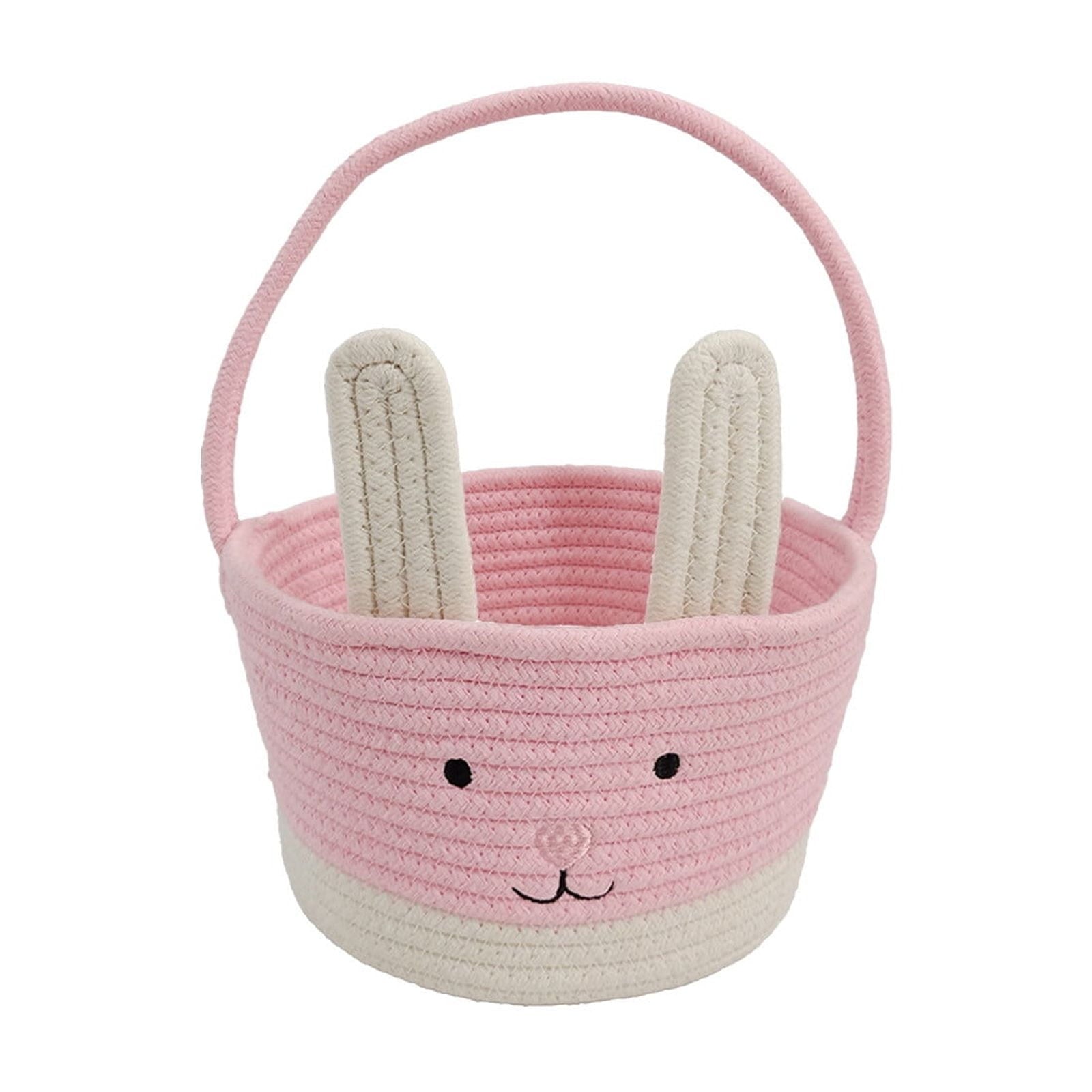 Darzheoy Easter Basket for Boys Girls Easter Bunny Basket with Rabbit Ears, Easter Egg Hunting Basket Easter V1189-WXFWAL-20260326-01967