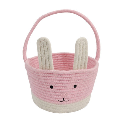 Darzheoy Easter Basket for Boys Girls Easter Bunny Basket with Rabbit Ears, Easter Egg Hunting Basket Easter V1189-WXFWAL-20260326-01967