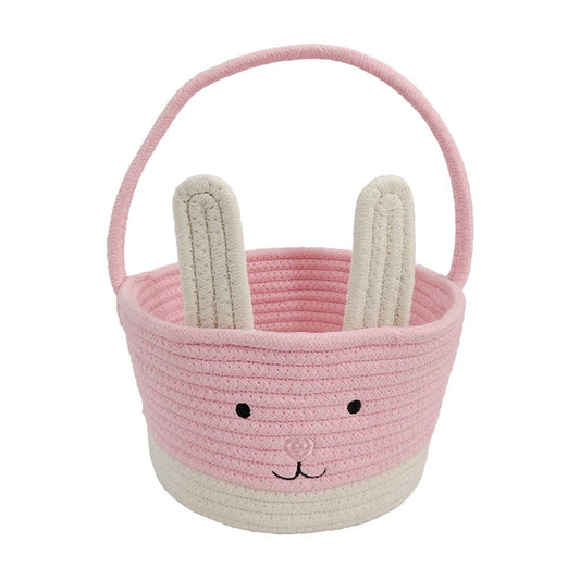 Darzheoy Easter Basket for Boys Girls Easter Bunny Basket with Rabbit Ears, Easter Egg Hunting Basket Easter V1189-WXFWAL-20260326-01967