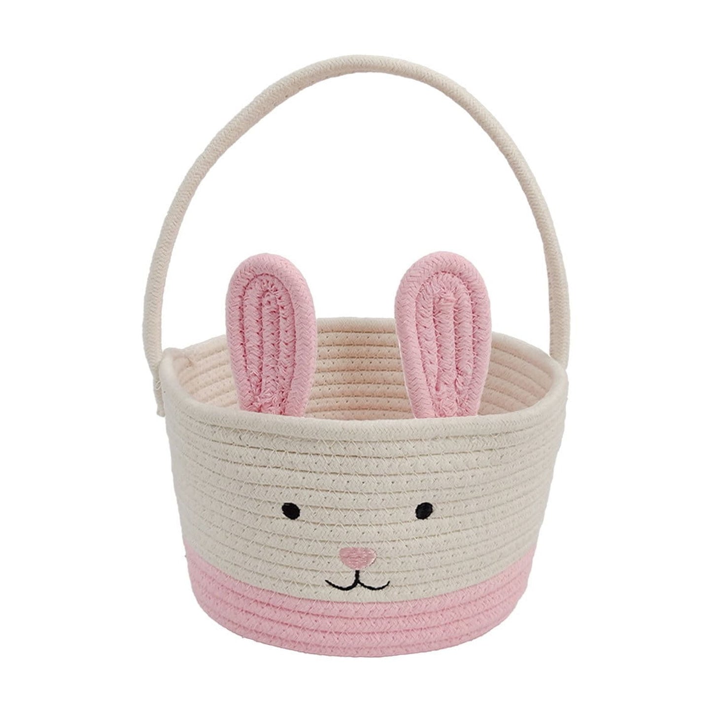 Darzheoy Easter Basket for Boys Girls Easter Bunny Basket with Rabbit Ears, Easter Egg Hunting Basket Easter V1189-WXFWAL-20260326-01968