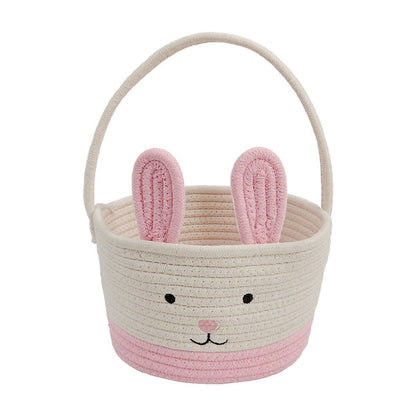 Darzheoy Easter Basket for Boys Girls Easter Bunny Basket with Rabbit Ears, Easter Egg Hunting Basket Easter V1189-WXFWAL-20260326-01968