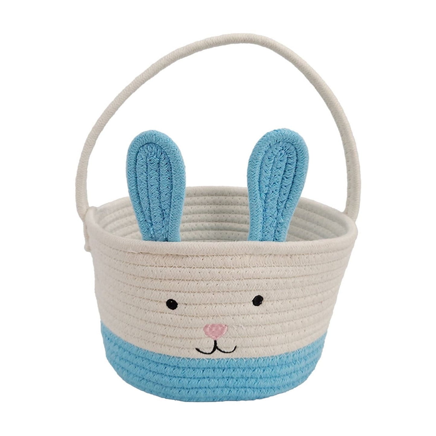 Darzheoy Easter Basket for Boys Girls Easter Bunny Basket with Rabbit Ears, Easter Egg Hunting Basket Easter V1189-WXFWAL-20260326-01969