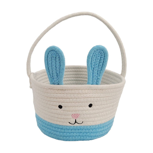 Darzheoy Easter Basket for Boys Girls Easter Bunny Basket with Rabbit Ears, Easter Egg Hunting Basket Easter V1189-WXFWAL-20260326-01969