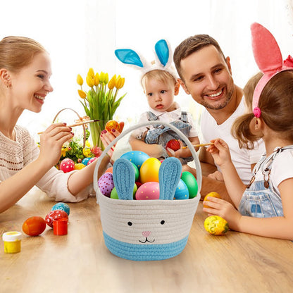 Darzheoy Easter Basket for Boys Girls Easter Bunny Basket with Rabbit Ears, Easter Egg Hunting Basket Easter V1189-WXFWAL-20260326-01969