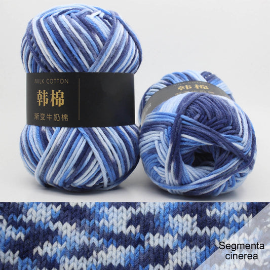 AYktou Cotton Yarn - Multicolor Rainbows Yarn,50 gram Skeins,26 Colors Available,7 Strands Of Combed Milk V1189-WXFWAL-20260326-01981