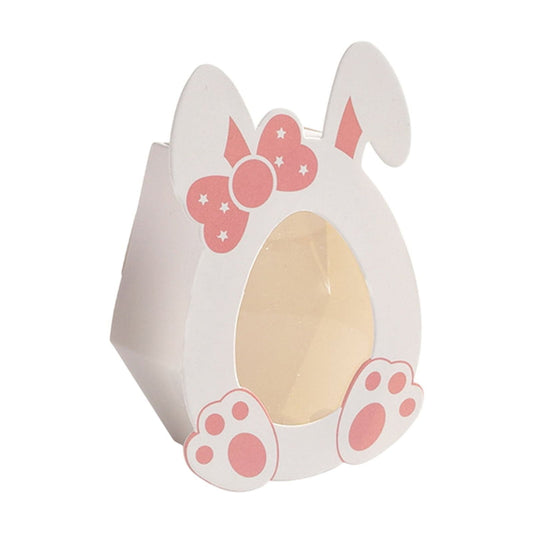 Darzheoy 10 Pcs Easter Treat Boxes with Clear Window Cardboard Box Bunny Bags Rabbit Box Spring Holiday Paper V1189-WXFWAL-20260326-02021