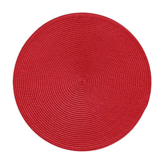 Darzheoy Round Braided Placemats Table Mats for Dining Tables Woven Washable Non-Slip Place mats 15 inch C V1189-WXFWAL-20260326-02075