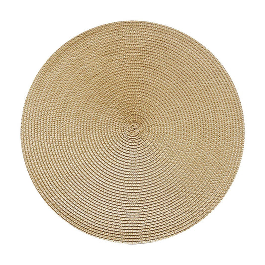 Darzheoy Round Braided Placemats Table Mats for Dining Tables Woven Washable Non-Slip Place mats 15 inch G V1189-WXFWAL-20260326-02079