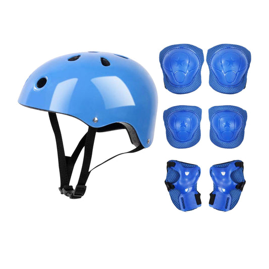 Darzheoy Kids Helmet Knee Elbow Pads Wrist Guard Sport Protective Gear Adjustable Scooter Skateboard Roller V1189-WXFWAL-20260326-02100