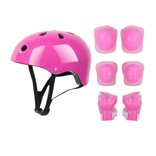 Darzheoy Kids Helmet Knee Elbow Pads Wrist Guard Sport Protective Gear Adjustable Scooter Skateboard Roller V1189-WXFWAL-20260326-02101