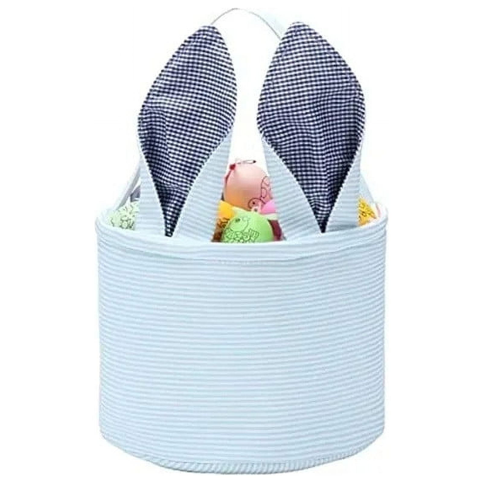 Chmadoxn Cute Personalized Easter Bunny Basket for Kids - Serviceable Plastic Easter Egg Hunt Gift Basket, V1189-WXFWAL-20260326-02103