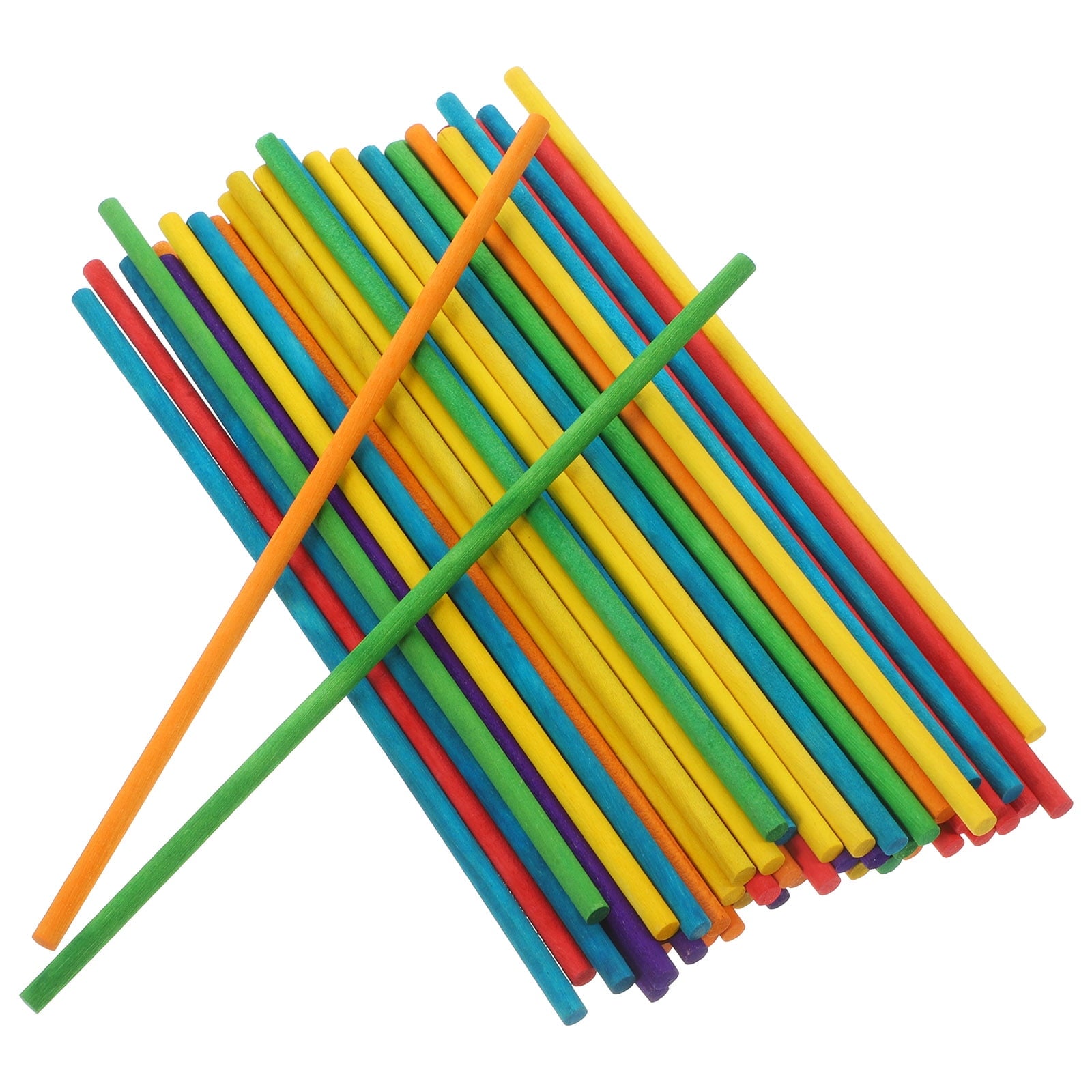 100 Pcs Colorful Small Round Wooden Dowels Sticks for Crafting, Charcuterie Boards, Maple Rods, Kids Projects V1189-WXFWAL-20260326-02112