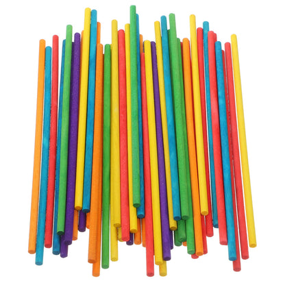 100 Pcs Colorful Small Round Wooden Dowels Sticks for Crafting, Charcuterie Boards, Maple Rods, Kids Projects V1189-WXFWAL-20260326-02112