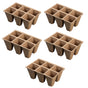 Darzheoy 30 Cells Peat Pots Seed Starter Trays 5 Packs Biodegradable Seedling Pots Germination Trays Organic V1189-WXFWAL-20260326-02113