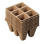 Darzheoy 30 Cells Peat Pots Seed Starter Trays 5 Packs Biodegradable Seedling Pots Germination Trays Organic V1189-WXFWAL-20260326-02114