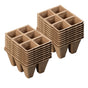 Darzheoy 30 Cells Peat Pots Seed Starter Trays 5 Packs Biodegradable Seedling Pots Germination Trays Organic V1189-WXFWAL-20260326-02115