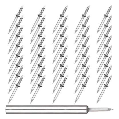 HOOWIFFY Double-Ended Iron Nails for Seamless Construction & Installation, Heavy-Duty Nails, 1 Set V1189-WXFWAL-20260326-02119