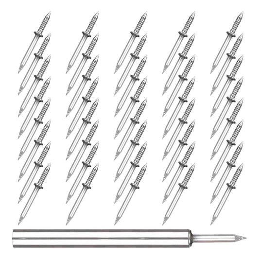 HOOWIFFY Double-Ended Iron Nails for Seamless Construction & Installation, Heavy-Duty Nails, 1 Set V1189-WXFWAL-20260326-02119