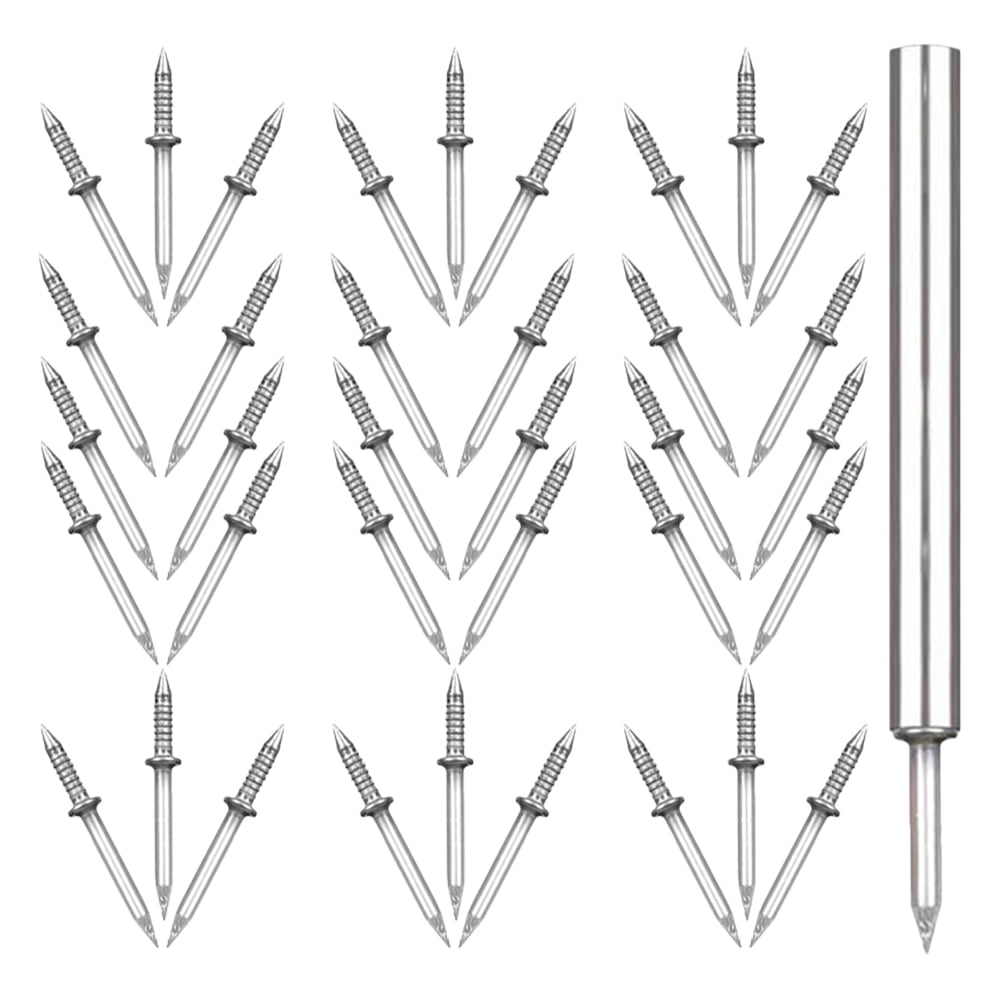 HOOWIFFY Double-Ended Iron Nails for Seamless Construction & Installation, Heavy-Duty Nails, 1 Set V1189-WXFWAL-20260326-02119