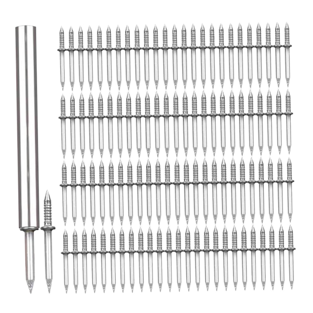 HOOWIFFY Double-Ended Iron Nails for Seamless Construction & Installation, Heavy-Duty Nails, 1 Set V1189-WXFWAL-20260326-02119