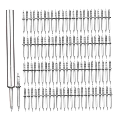 HOOWIFFY Double-Ended Iron Nails for Seamless Construction & Installation, Heavy-Duty Nails, 1 Set V1189-WXFWAL-20260326-02119
