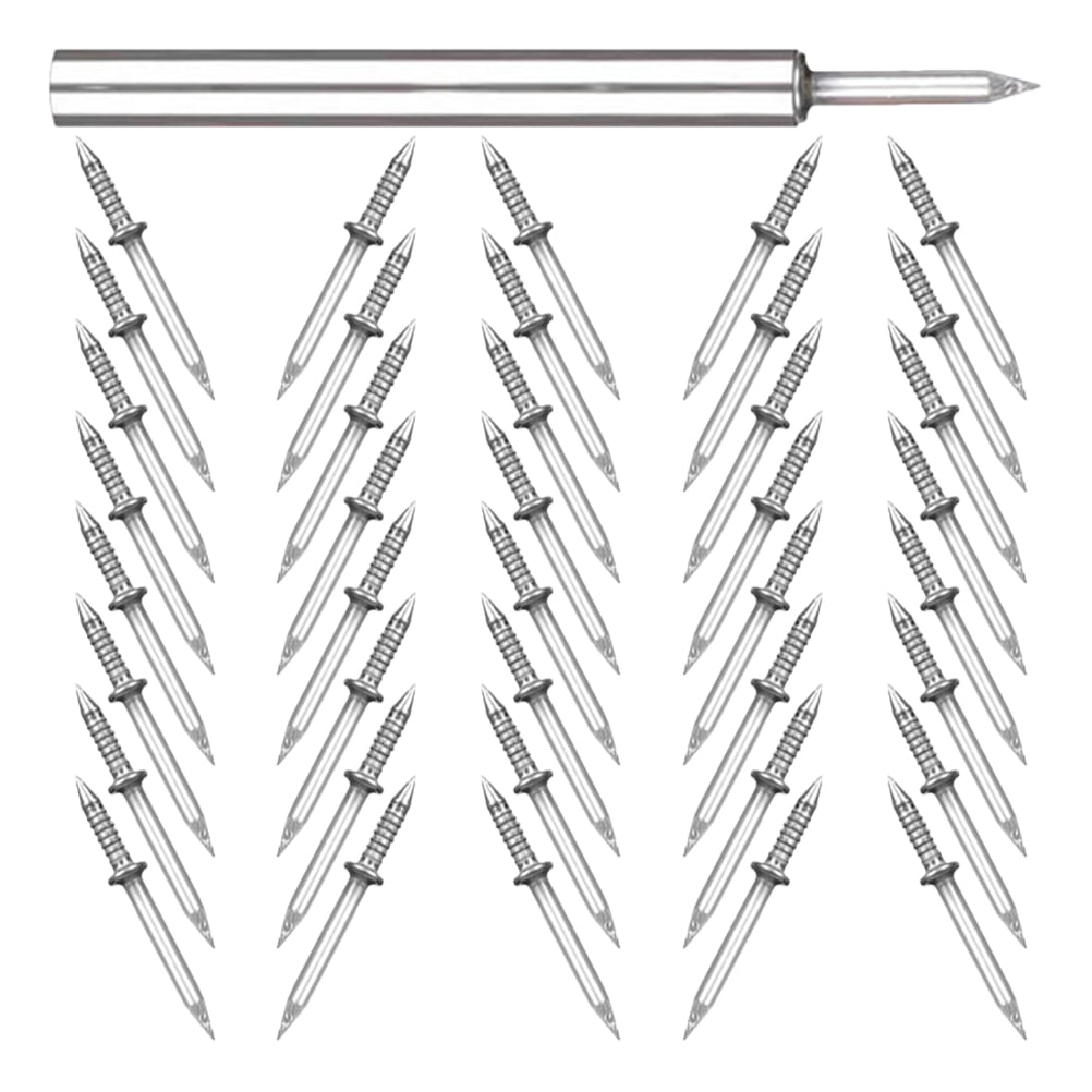 HOOWIFFY Double-Ended Iron Nails for Seamless Construction & Installation, Heavy-Duty Nails, 1 Set V1189-WXFWAL-20260326-02119