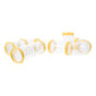 Transparent Yellow Hamster Tubes Set with Curved Tunnel Connectors for Small Animals Cage Exercise Accessories V1189-WXFWAL-20260326-02120