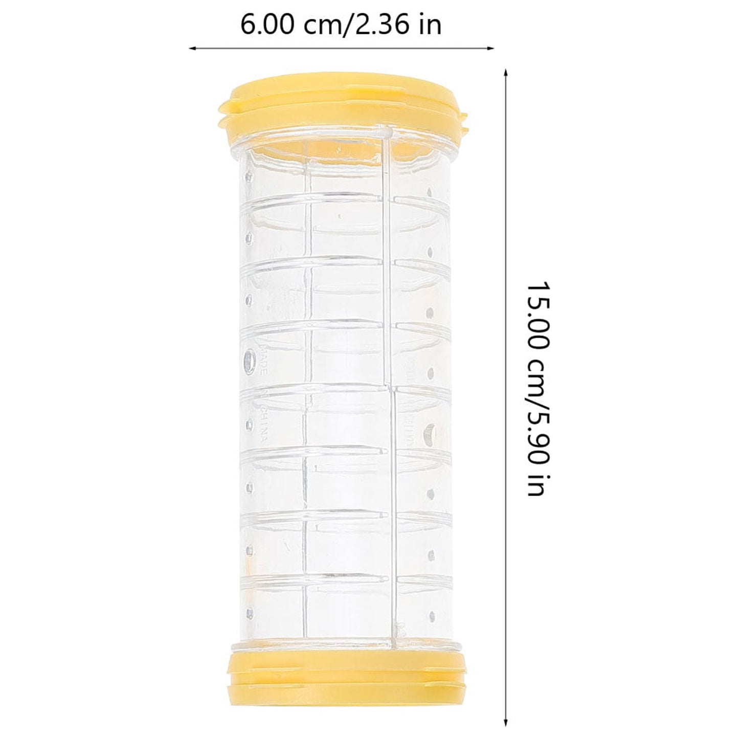 Transparent Yellow Hamster Tubes Set with Curved Tunnel Connectors for Small Animals Cage Exercise Accessories V1189-WXFWAL-20260326-02120
