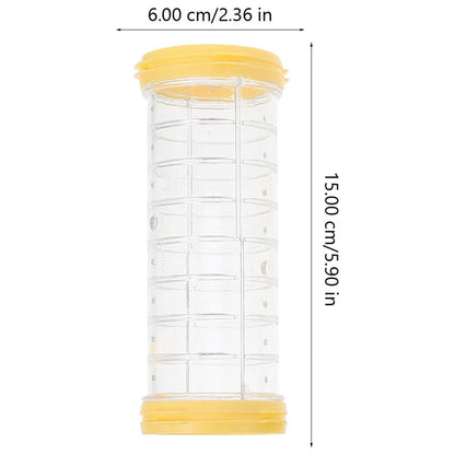 Transparent Yellow Hamster Tubes Set with Curved Tunnel Connectors for Small Animals Cage Exercise Accessories V1189-WXFWAL-20260326-02120