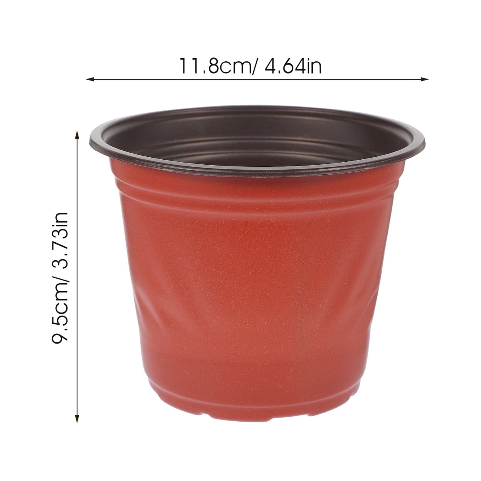 Worgeous 50 Pcs Large Plastic Planter Pots for and Plants, Garden Starter Containers V1189-WXFWAL-20260326-02122