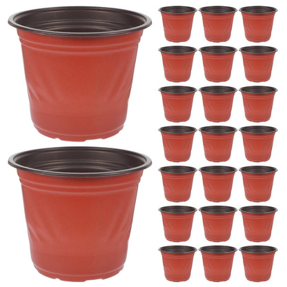 Worgeous 50 Pcs Large Plastic Planter Pots for and Plants, Garden Starter Containers V1189-WXFWAL-20260326-02122