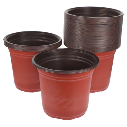 Worgeous 50 Pcs Large Plastic Planter Pots for and Plants, Garden Starter Containers V1189-WXFWAL-20260326-02122
