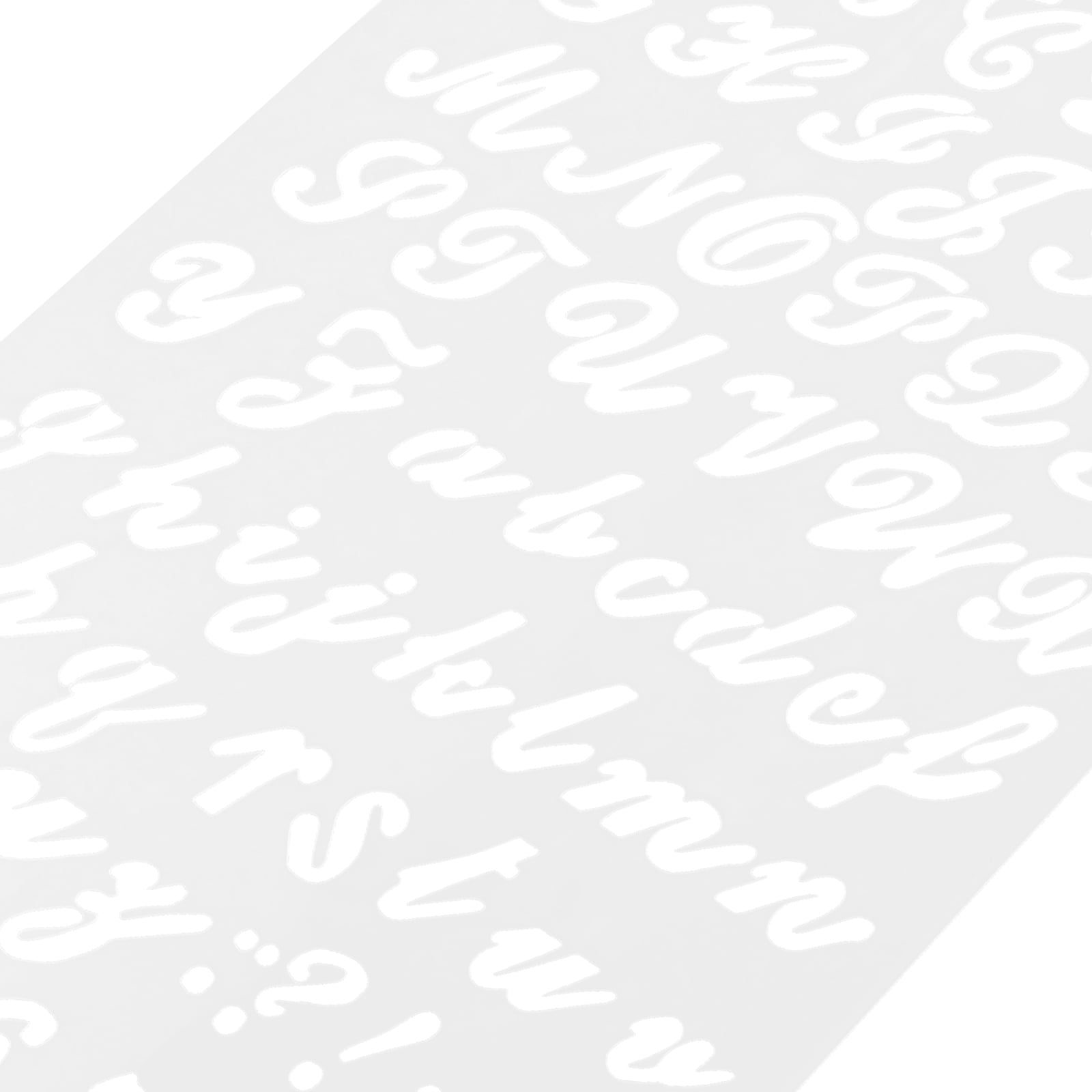 Worgeous 8 Pcs Painting Template Large Number Stencil Printable Cursive Stencils White V1189-WXFWAL-20260326-02123