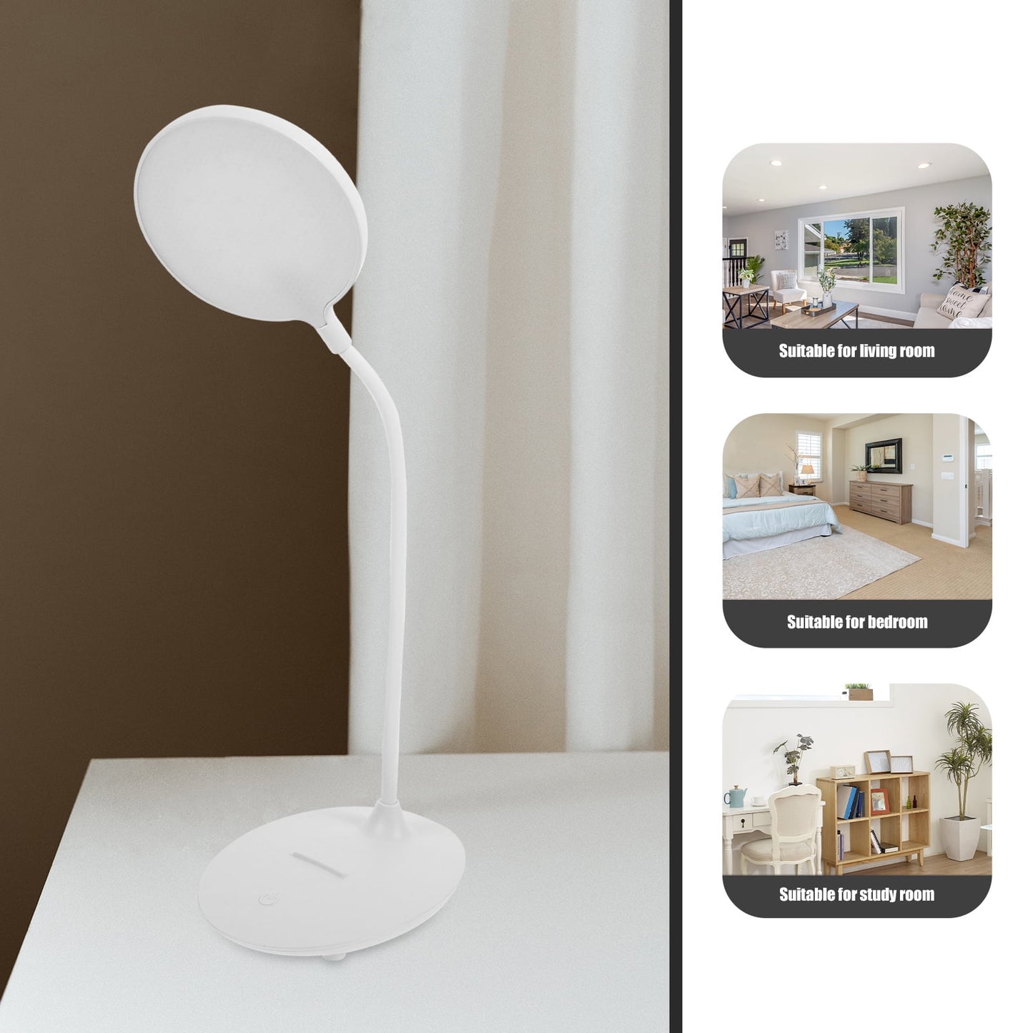 Worgeous LED Desk Lights Dimmable Table Lamp Work Lamps for Home Office V1189-WXFWAL-20260326-02124