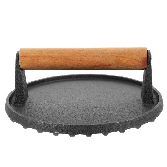 Worgeous Cast Iron Meat Press Burger Smasher Sandwich Toaster Bacon Skillet Sausage Patties V1189-WXFWAL-20260326-02126