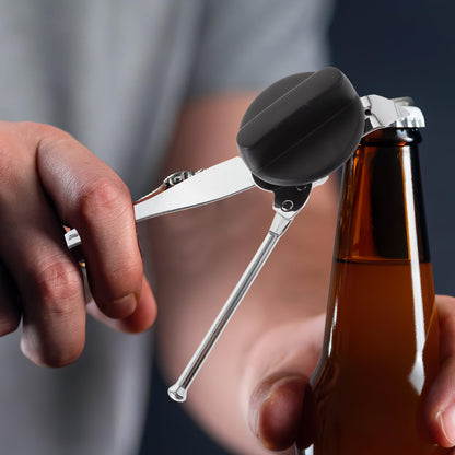 HOOWIFFY Stainless Steel Manual Bottle Opener Kitchen Tool Set Easy to Use Bar Accessories V1189-WXFWAL-20260326-02131