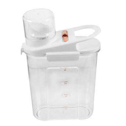Worgeous Laundry Powder Detergent Container Transparent Laundry Detergent Dispenser Jar V1189-WXFWAL-20260326-02132