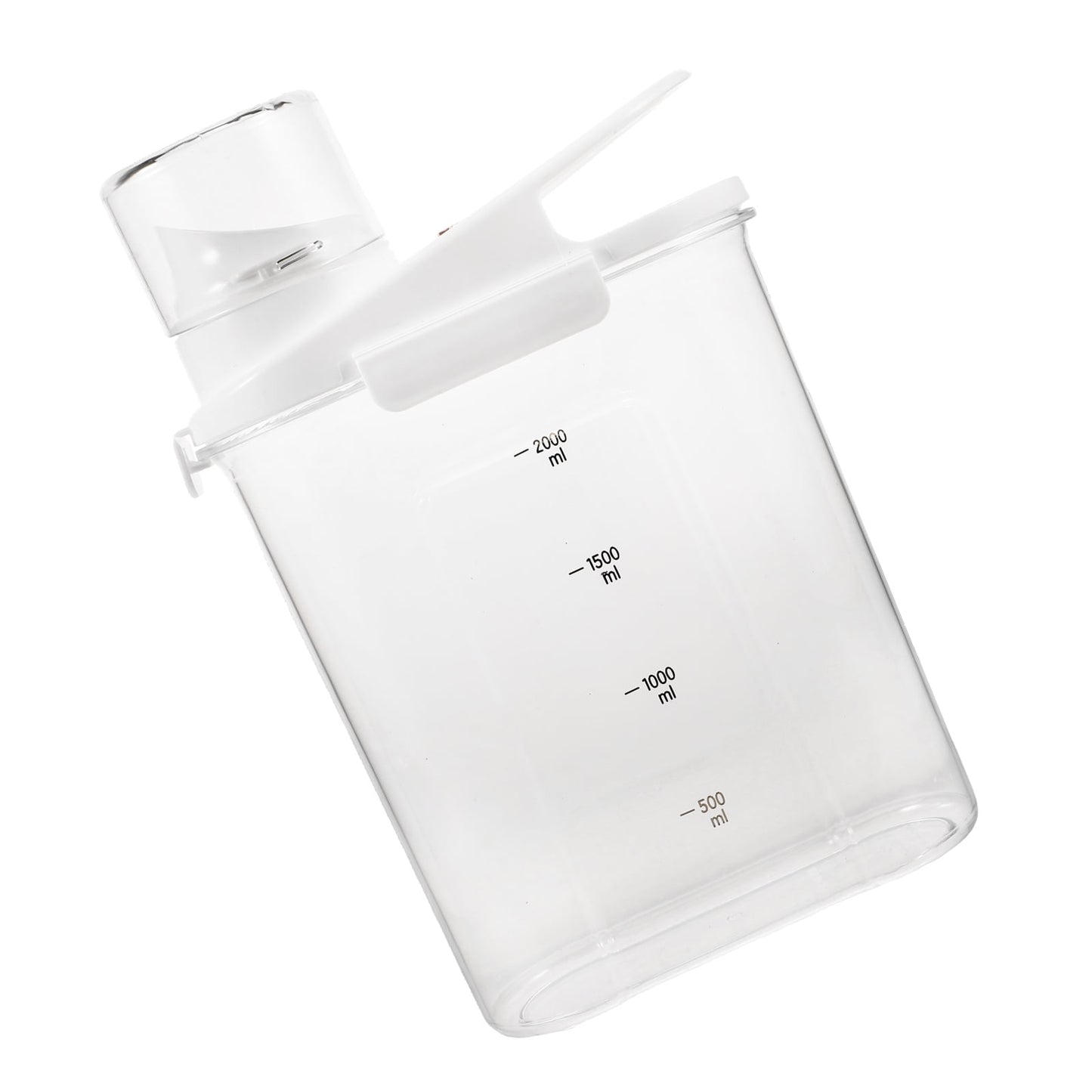 Worgeous Laundry Powder Detergent Container Transparent Laundry Detergent Dispenser Jar V1189-WXFWAL-20260326-02132