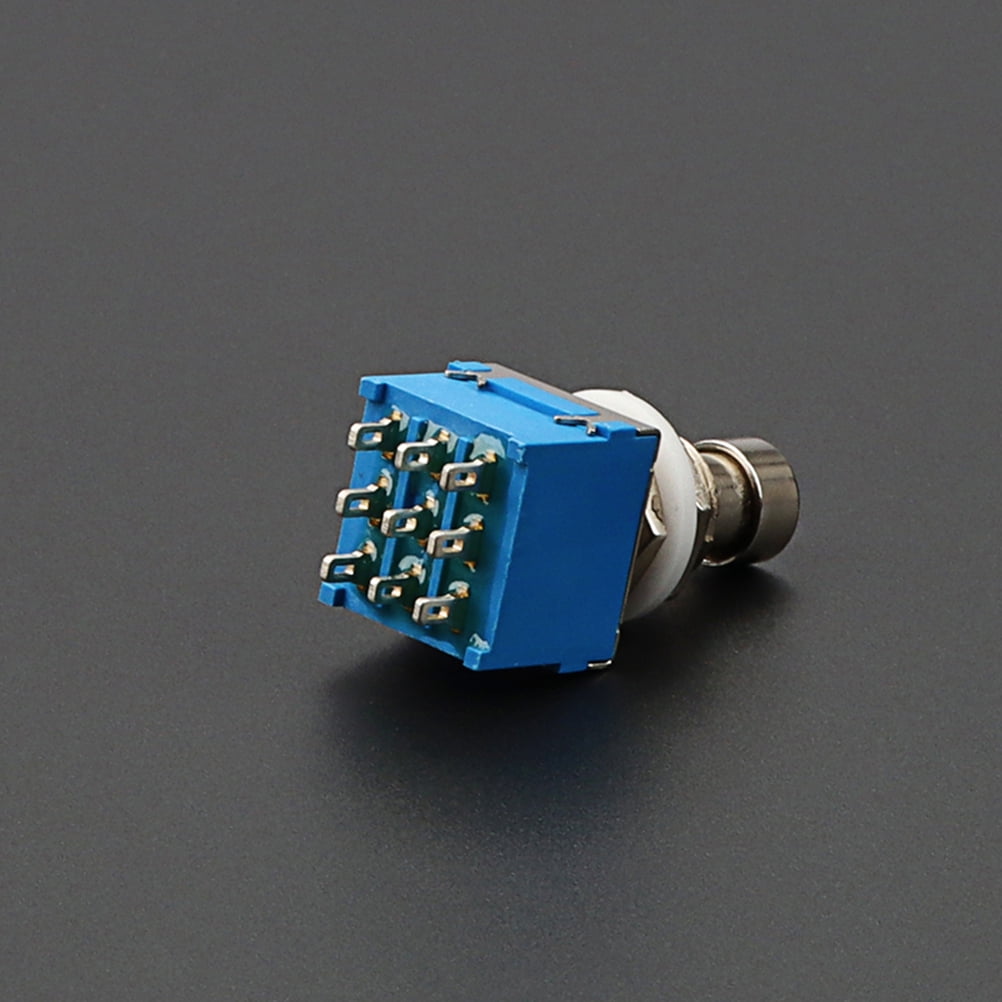 HOOWIFFY Hoowiffy Metal Blue Guitar Footswitch 9 Pin Latching for Reliable Use V1189-WXFWAL-20260326-02133