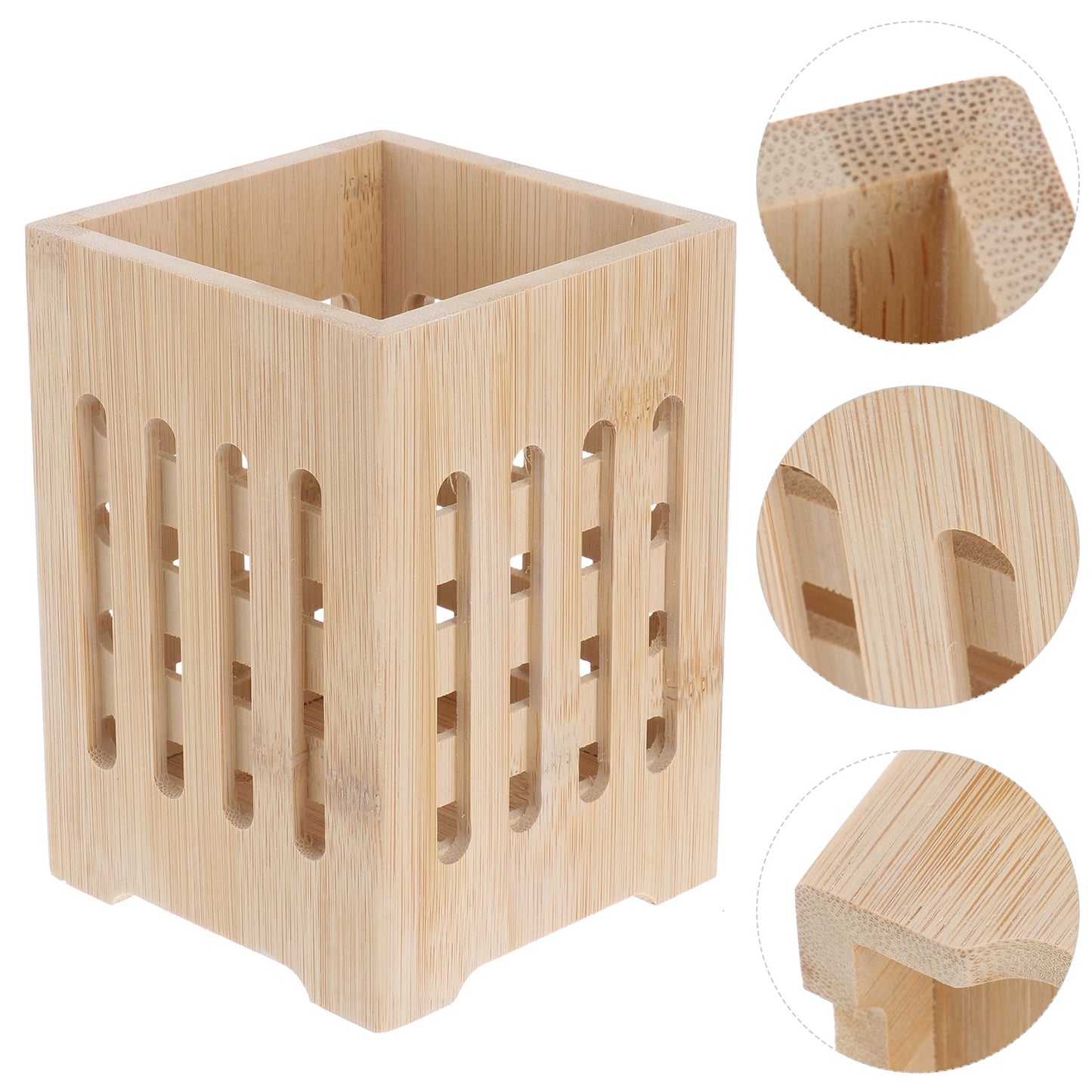 Chopsticks Holder with Holes, Cutlery Organizer Drying Rack, Kitchen Utensil Storage Canister, Tableware V1189-WXFWAL-20260326-02135