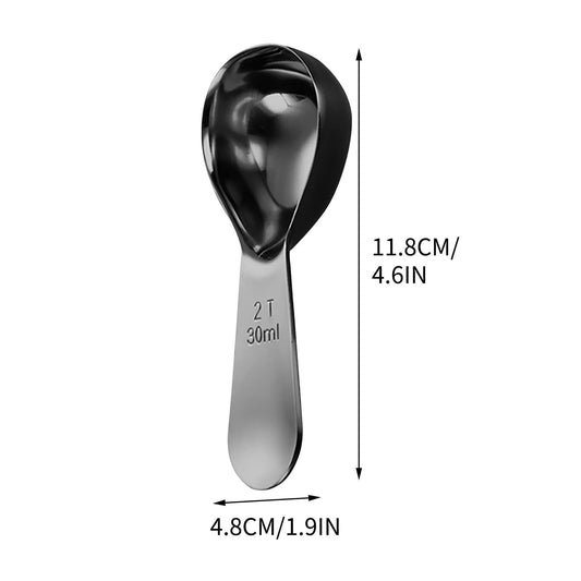 Darzheoy Coffee Scoop Stainless Steel Coffee Measuring Spoon Tablespoon Coffee Scoop Short Handle Measuring V1189-WXFWAL-20260326-02162
