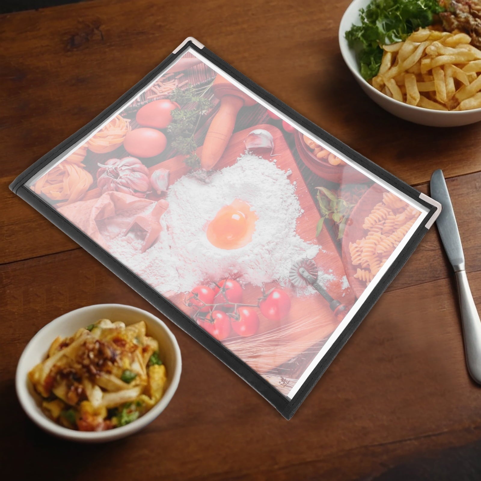WORGEOUS Menu Covers for Restaurant Poster Display Rack Recipe Folder V1189-WXFWAL-20260326-02174