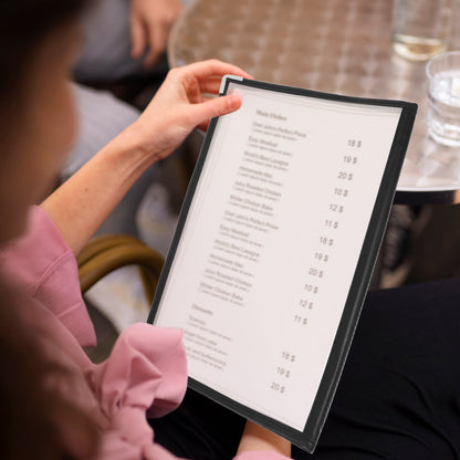 WORGEOUS Menu Covers for Restaurant Poster Display Rack Recipe Folder V1189-WXFWAL-20260326-02174