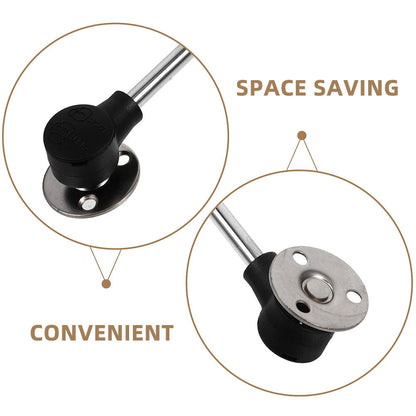 HOOWIFFY Lid Stay Support Hinge Soft Close Hinges For Cabinet Doors Aluminium Alloy 1Pcs V1189-WXFWAL-20260326-02177