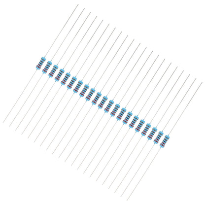HOOWIFFY Resistors Kit Assorted Metal Film for Circuit Boards Easy Storage 1Set V1189-WXFWAL-20260326-02178