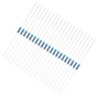 HOOWIFFY Resistors Kit Assorted Metal Film for Circuit Boards Easy Storage 1Set V1189-WXFWAL-20260326-02178