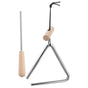 Worgeous 1 Set of Music Instrument Musical Iron Triangle Percussion Instrument With Striker V1189-WXFWAL-20260326-02179