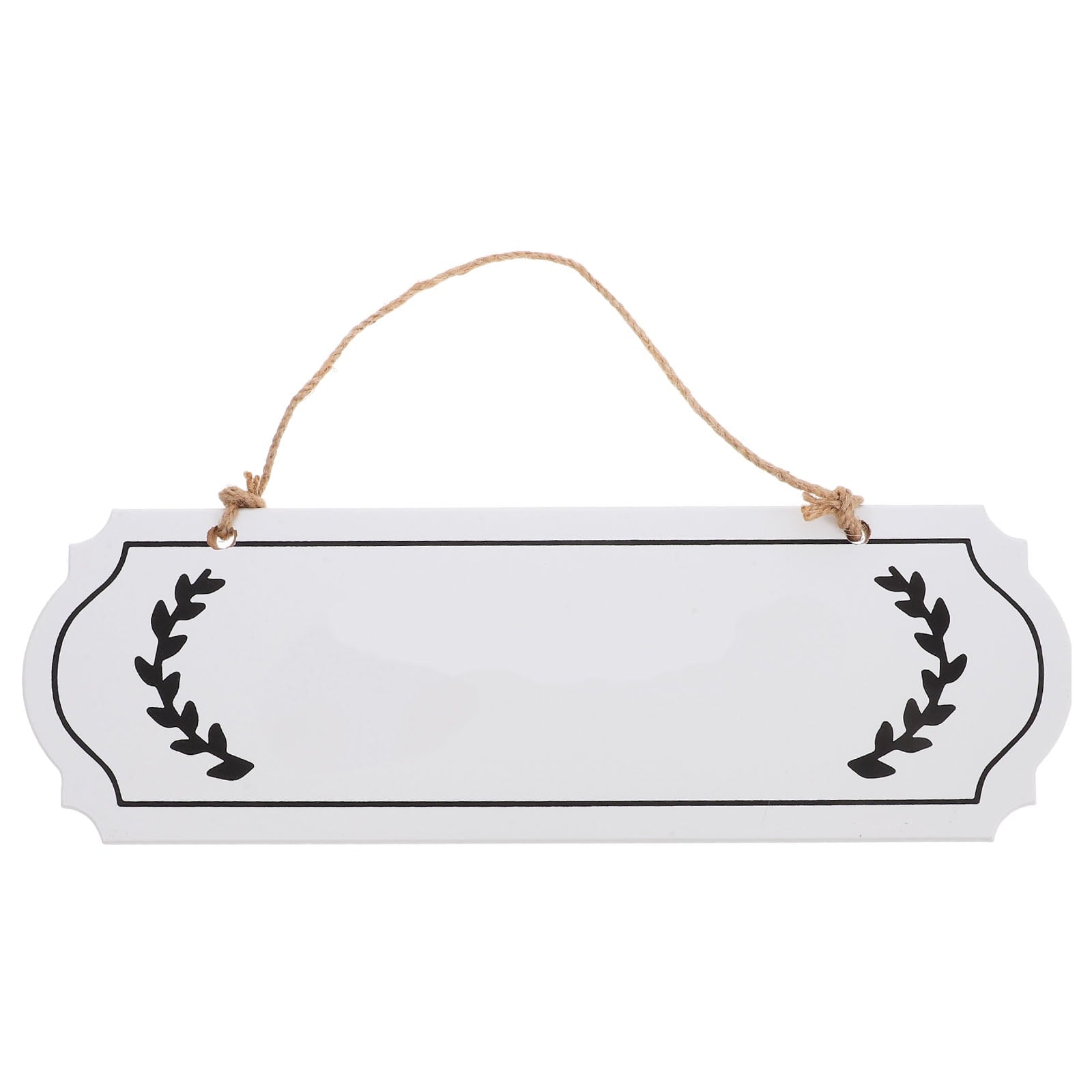 HOOWIFFY Unfinished Wood Plaque Blank White Sign for DIY Writing Decor V1189-WXFWAL-20260326-02180